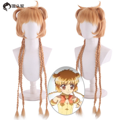 taobao agent 馒头家 Cosplay wig Tokyo cat cat meow meow yellow Buling anime golden short hair modeling