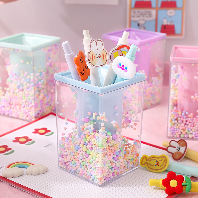 กล่องใส่ปากกาน่ารักนักเรียนหญิงนิยมใช้ ins นิยมใช้กันมาก