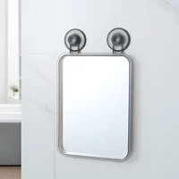 Ванная комната бесплатная удара туалетная макияж зеркало стена -туалетный туалетный туалет мини -высокооделенной вакуумный клейкой зеркало