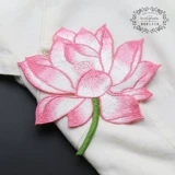 Новый продукт Multi -Color Lotus Cloth Sticker Sticker Sticker в цветочном среднем номере