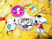 Một phim hoạt hình xung quanh phim hoạt hình Snoopy nhiều miếng dán vải vá đàn guitar phụ kiện SNOOPYDIY