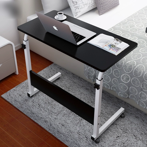 Железный ленивый ноутбук -кровать с высотой рассеивания тепла, регулируемый подъемный стол, простой диван -прикроватный стол