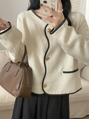 taobao agent Spring short jacket, plus size, french style, Chanel style, western style
