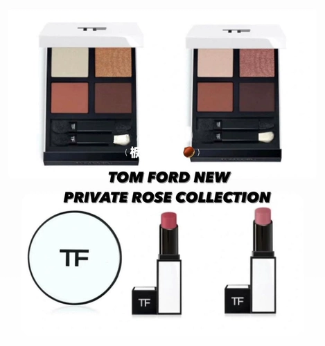 Tom Ford, палетка теней с розой в составе, помада, румяна