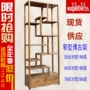 Đồ nội thất cổ Trung Quốc Nhỏ Bo cổ gỗ rắn Hiển thị hẹp Kệ kệ Nhiều nhà thơ giới thiệu đặc biệt - Kệ mẫu kệ treo tường