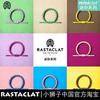 RASTACLAT Chính thức Little Lion Pure Color Nhiều màu Mini Style Cặp đôi Vòng tay - Vòng đeo tay Clasp thạch anh tóc đỏ