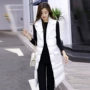 Áo khoác cotton nữ mùa đông 2019 mới Slim phiên bản Hàn Quốc của áo vest không tay mùa xuân và áo khoác dài mùa thu áo phông nam