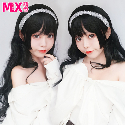 taobao agent Mengxiangjia Girls Frontline 95 style Yu Linglong black long curly hair big wave cosplay wig