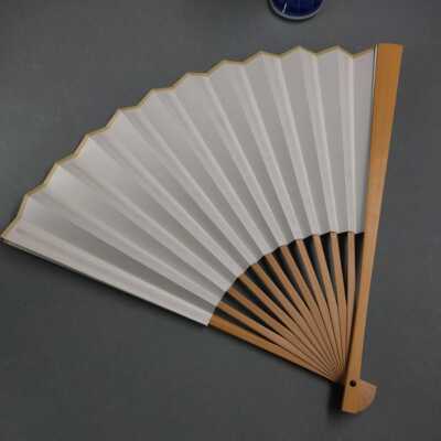 博今制扇 8寸18方全手工精工直方玉竹折扇