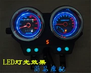 Đường bạo chúa xe máy sửa đổi đèn sân vườn lắp ráp Sai Chi 150 mã bảng đo tốc độ đồng hồ đo dầu phổ - Power Meter