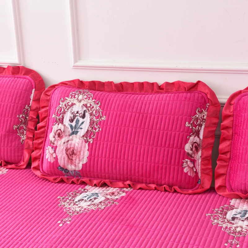 Khăn trải giường tùy chỉnh một mảnh bông phong cách châu Âu chăn quilt Hàn Quốc chăn quilt chăn trải chiếu mat - Trải giường