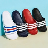 Adidas Adidas dép ba dây màu đen và trắng thể thao Ke Zhendong G15890 2 U43664 - Dép thể thao dép nữ quai ngang