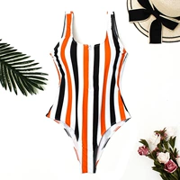 Kỳ nghỉ hè 2019 gợi cảm áo tắm một mảnh Châu Âu và Mỹ sọc bikini áo tắm mới - Bikinis áo tắm cho người béo