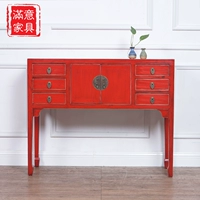 Ретро антикварный туалетный столик из натурального дерева, украшение, индивидуальная мебель, китайский стиль