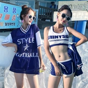 Áo tắm nữ bikini phiên bản Hàn Quốc bảo thủ ba mảnh hở ngực gợi cảm ngực nhỏ tụ tập áo tắm nóng bỏng - Bikinis