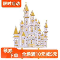 Замок, акриловое десертное украшение для принцессы, популярно в интернете