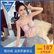 2019 áo tắm nữ xẻ váy bikini che bụng thon gọn ngực nhỏ thu thập áo tắm Hàn Quốc áo tắm nóng mùa xuân - Bikinis