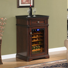 Шкаф для вина 锦庄红酒柜恒温酒柜 家用风冷茶叶冷藏柜小欧式实木 冰吧葡萄酒柜