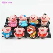 Pig Ba Jie trang trí bánh sinh nhật trẻ em trang trí bánh trang trí sáng tạo tráng miệng bàn trang trí bánh cắm cắm - Trang trí nội thất