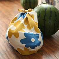 Легкая сумка-мешок фуросики/бенто в стиле столовой CastleGarden Seagull с тканевой сумкой, разноцветная