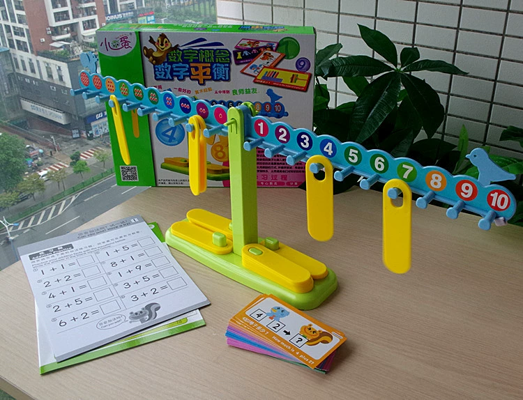 Toán học cân bằng số đồ chơi trẻ mẫu giáo trợ giảng số học 3-4-5 cân bằng tính toán số học 6 phép toán cộng và trừ - Trò chơi cờ vua / máy tính để bàn cho trẻ em