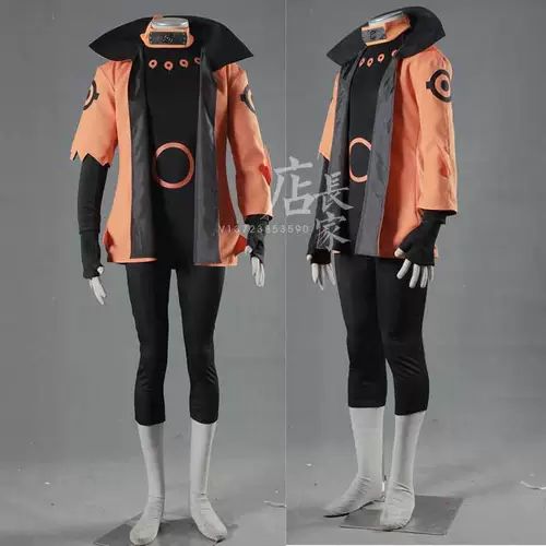 Японское аниме Naruto Cos Server, Shi Feng Shi Naruto Six Paths, Костюм косплея Наруто, мальчики и дети