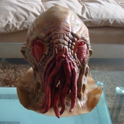 taobao agent Halloween Terror Mysterious Doctor Mask of Walde Star Alien Cos Octopus Animal Head Monster Ghost
