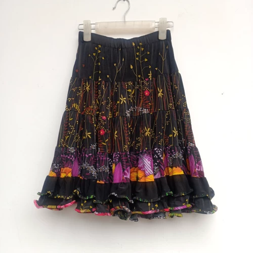 Латинская танцевальная юбка причудливая универсальная летняя танцевальная юбка танцевальная танцевальная юбка Новая версия можно носить 2021-5