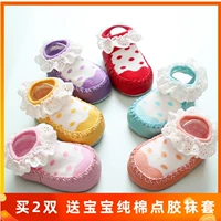 Детские нескользящие носки для принцессы для раннего возраста, удобная обувь