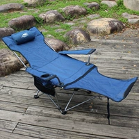 Открытый складной стул Loc -Chair Portable Back Lunch Lunch Bed Пляжный поход
