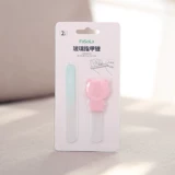 Стеклянный матовый ткань для полировки для ногтей, вощеный напильник для маникюра