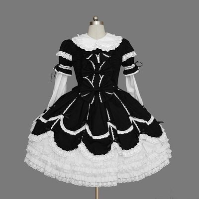 taobao agent Lace dress for princess, halloween, Lolita style, slim fit