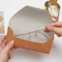 Kính hộp đựng di động Phụ nữ cổ chống bóp sáng tạo kính trường hợp Thực tế nhỏ tươi nghệ thuật khung gương hộp - Kính kính mắt bích ngọc