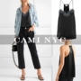 Mẫu áo xuân hè 2019 CAMI NYC hoang dã V-cổ lụa ren yếm trong áo blouse nữ - Áo ba lỗ thời trang công sở nữ cao cấp