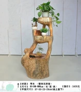 Rễ khắc một lớp hoa khung gỗ rắn gốc cây phòng khách ban công táo tàu hoa khung sáng tạo - Các món ăn khao khát gốc