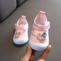 Детская тканевая обувь для раннего возраста для девочек для принцессы, мягкая подошва, 1-3 лет
