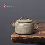 Xiang Shihao được lưu truyền lò đá anh em nứt mở mảnh cổ phong cách Trung Quốc miệng lớn súng thép nhỏ ấm trà gốm nồi đơn Hanwa