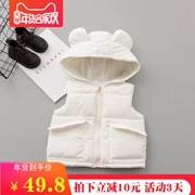 Áo khoác trẻ em cộng với áo cotton bé gái 2018 mùa thu đông mới cho bé trai Phiên bản Hàn Quốc của quần áo thủy triều dày xuống áo khoác cotton
