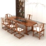 Bàn ghế trà Trung Quốc mới Phòng khách gia đình phiến gỗ rắn tự nhiên bên bàn trà tiếp tân bàn trà và bàn ghế kết hợp - Bàn / Bàn giá bàn thờ