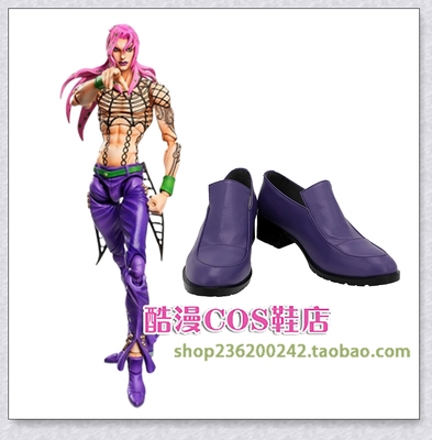 taobao agent Jojo's wonderful adventure Diapolo COSPLAY shoes to draw 4942