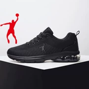 Jordan Gran chạy giày thể thao thoáng khí dệt vải nam du lịch nhẹ giày lưới thấp để giúp không khí đệm giày nam - Giày chạy bộ
