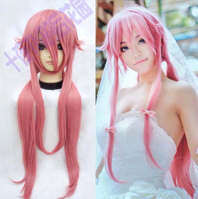 taobao agent Ten Night TN Future Diary My Wife My Wife Yu Nai COS Wig Roundan High temperature shred 1 meter thick shape