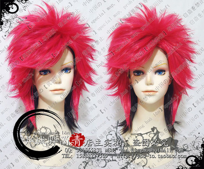 taobao agent [Qingko COS wig] Bright red and black gradient X-JAPAN HIDE Matsumoto Showei wig