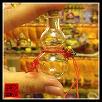 Бутылка из тыквы сокровища стальная бутылка (включая деревянные штекеры, счастливые красные веревки) может быть оснащена реликвиями для подключения 6 Юань А