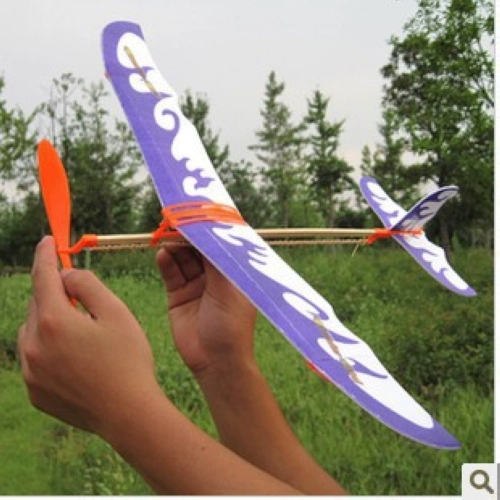 Mô hình thủ công thanh niên Thor nâng cấp máy bay dây cao su Mô hình máy bay tự làm thủ công - Chế độ tĩnh