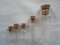 Деревянная пробка и пластиковая крышка маленькая стеклянная бутылка бутылка 0,5 1 1,5 2 10 мл и продавать желание бутылки