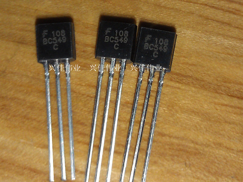 Gói bóng bán dẫn cắm trực tiếp BC549C TO-92 0,1A/30V hoàn toàn mới 1K = 45 nhân dân tệ s8550 c2383