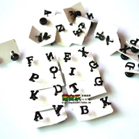 Мужские серьги с буквами из нержавеющей стали, аксессуар, английские буквы, в стиле панк, в корейском стиле