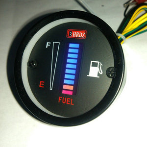 Xe máy xe cụ sửa đổi phụ kiện LED hiển thị điện tử đo dầu sắt vỏ thanh ánh sáng có thể điều chỉnh đo dầu