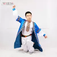 Tân cương trang phục của nam giới Uygur nam của nam giới quần áo khiêu vũ Tân Cương trang phục dân tộc WZ12511 quần thô nam